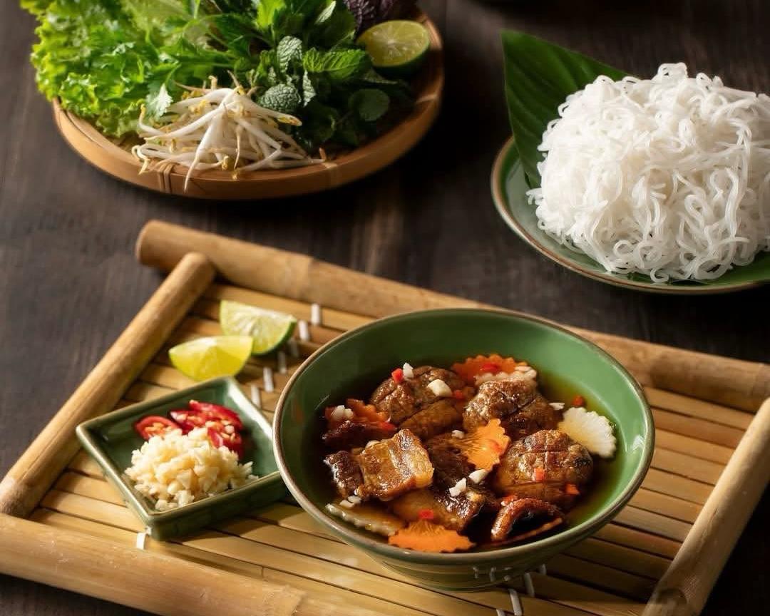 Classic Pho Bo with steam at Gao Eastbourne
